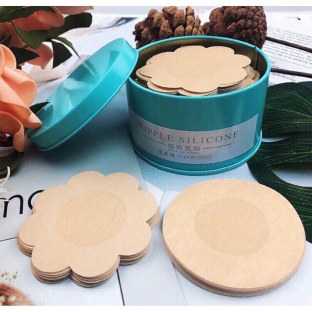 Miếng Dán Ti Nhũ Hoa- Dán Ngực Giấy Hộp 60 Miếng