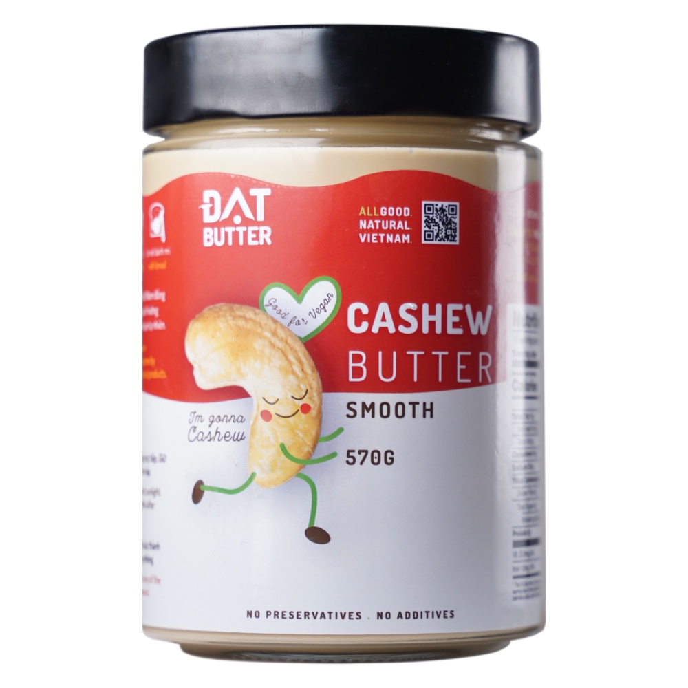 Bơ hạt điều không chất bảo quản, không đường, Eatclean- Đạt Food 210g