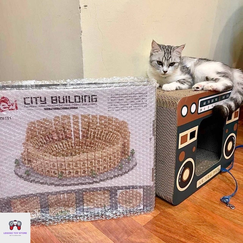 Đồ chơi lắp ráp Legogi Đấu trường La Mã 5594 mảnh ghép mô hình lắp ghép xếp hình Lezi