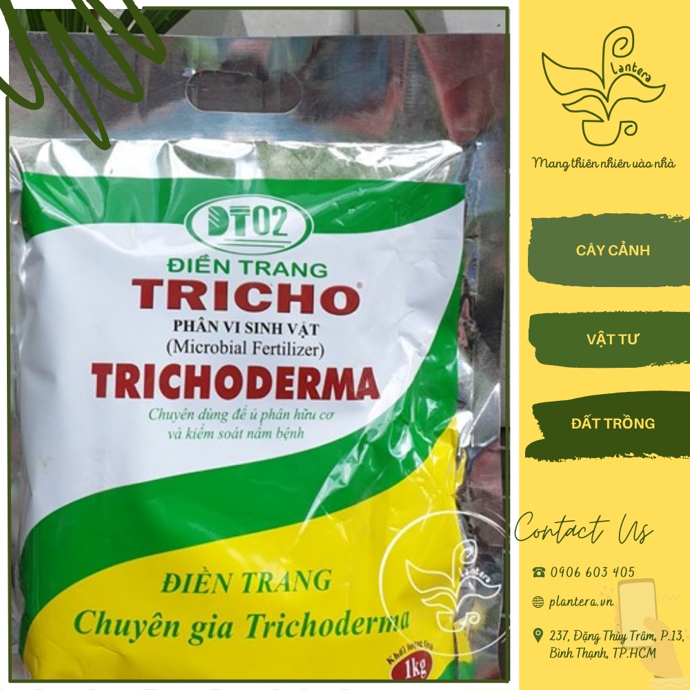 Nấm Đối Kháng Trichoderma Điền Trang 1Kg - Chế Phẩm Bảo Vệ Thực Vật - Chế Phẩm Sinh Học