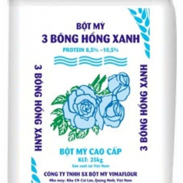 Bột mì 3 bông hồng xanh