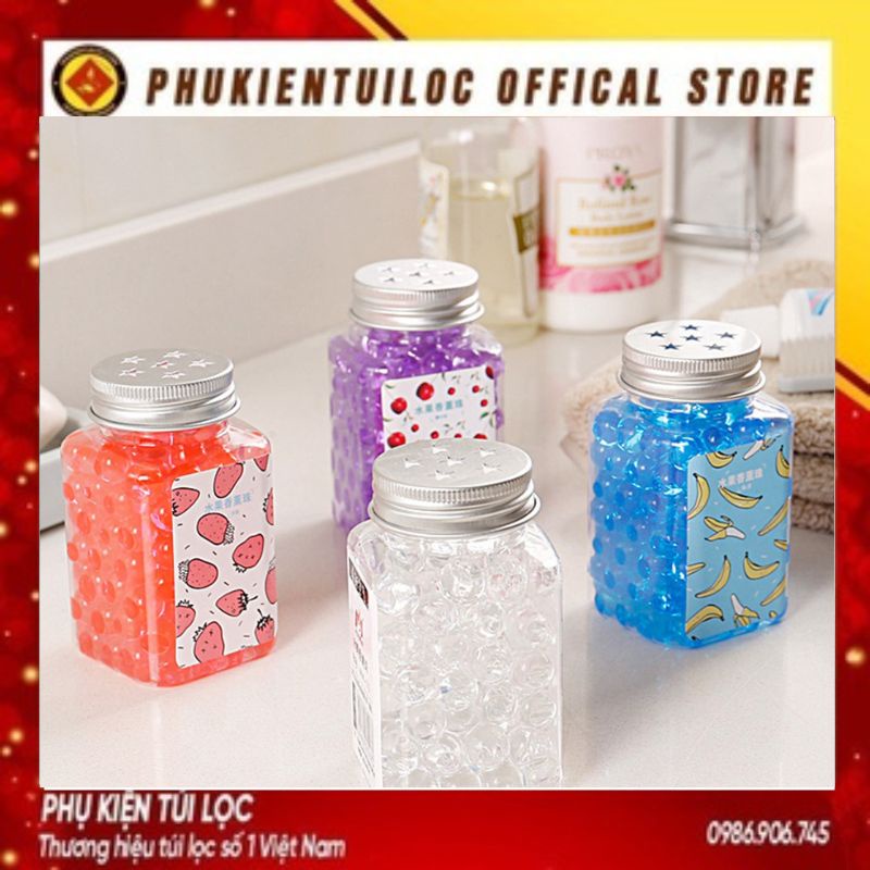 Hộp Sáp Thơm VIÊN HẠT TINH THỂ TRÒN Để Nhà Vệ Sinh, Phòng Ngủ - Tinh Dầu Tự Nhiên Khử Mùi Hôi Tủ Quần Áo- Phukientuiloc