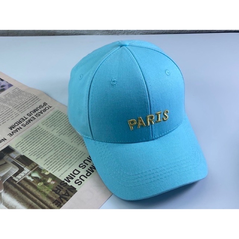 Nón lưỡi chai, nón kết nam nữ thêu chữ Paris thời trang, phong cách
