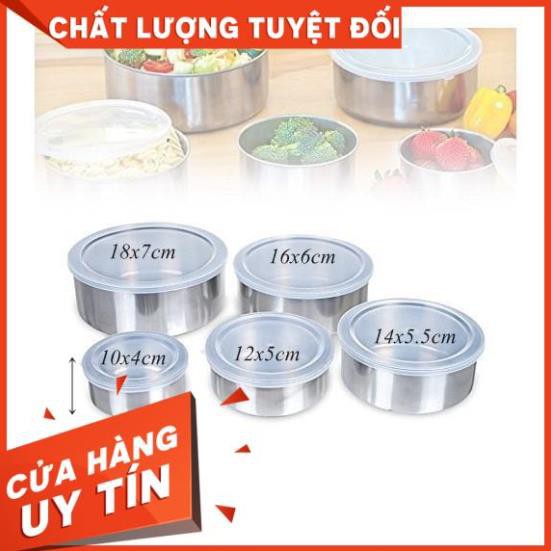 BỘ 5 HỘP ĐỰNG THỨC ĂN LÕI INOX 304 CAO CẤP KO LO BỊ GỈ - HỘP CHIA THỰC PHẨM CÓ NẮP CHỐNG TRÀN TIỆN LỢI - GIỮ NHIỆT TỐT