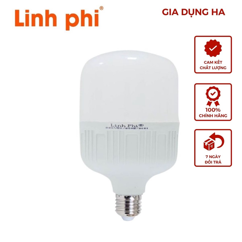 Bóng đèn LED trụ tròn 5w, 10w, 15w, 20w,30w ánh sáng trắng, đui xoáy e27, tiết kiệm điên, an toàn cho gia đình