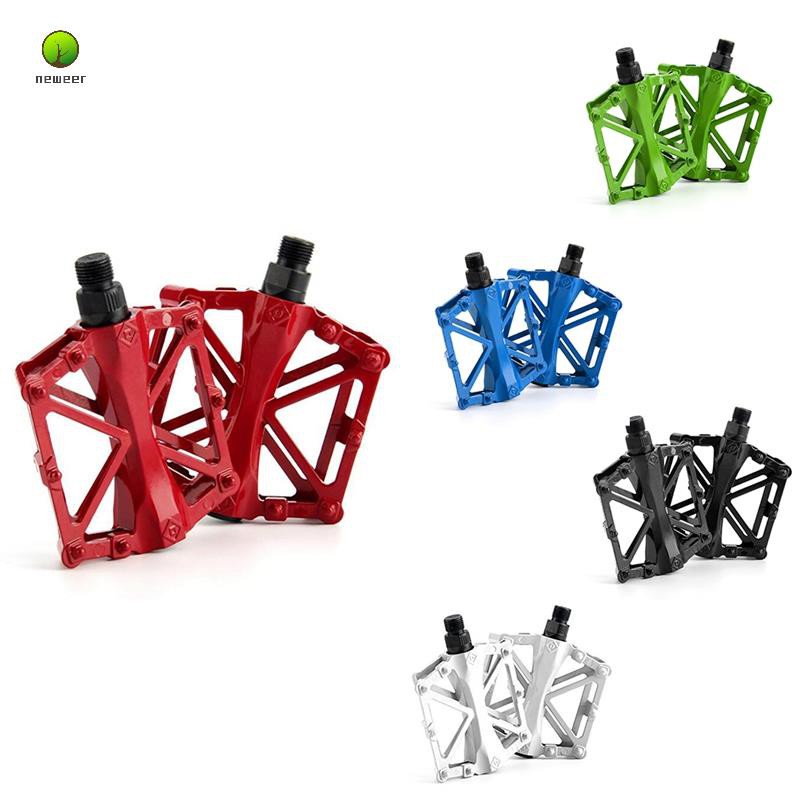 1 Pair Road Bike Pedals Ultralight BMX Bearing Bicycle Pedal,Red