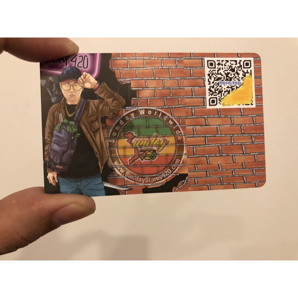 Danh thiếp thông minh - in ẢNH 2 MẶT + TÊN + QR CODE - thẻ cá nhân chip NFC