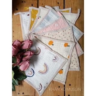 set 10 khăn sữa muslin