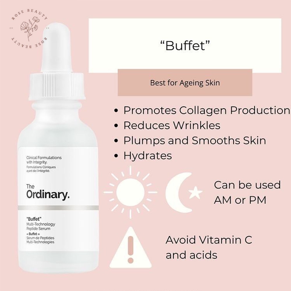 (BILL CANADA) Serum The Ordinary Buffet Multi-Technology Peptide Serum chống lão hóa toàn diện