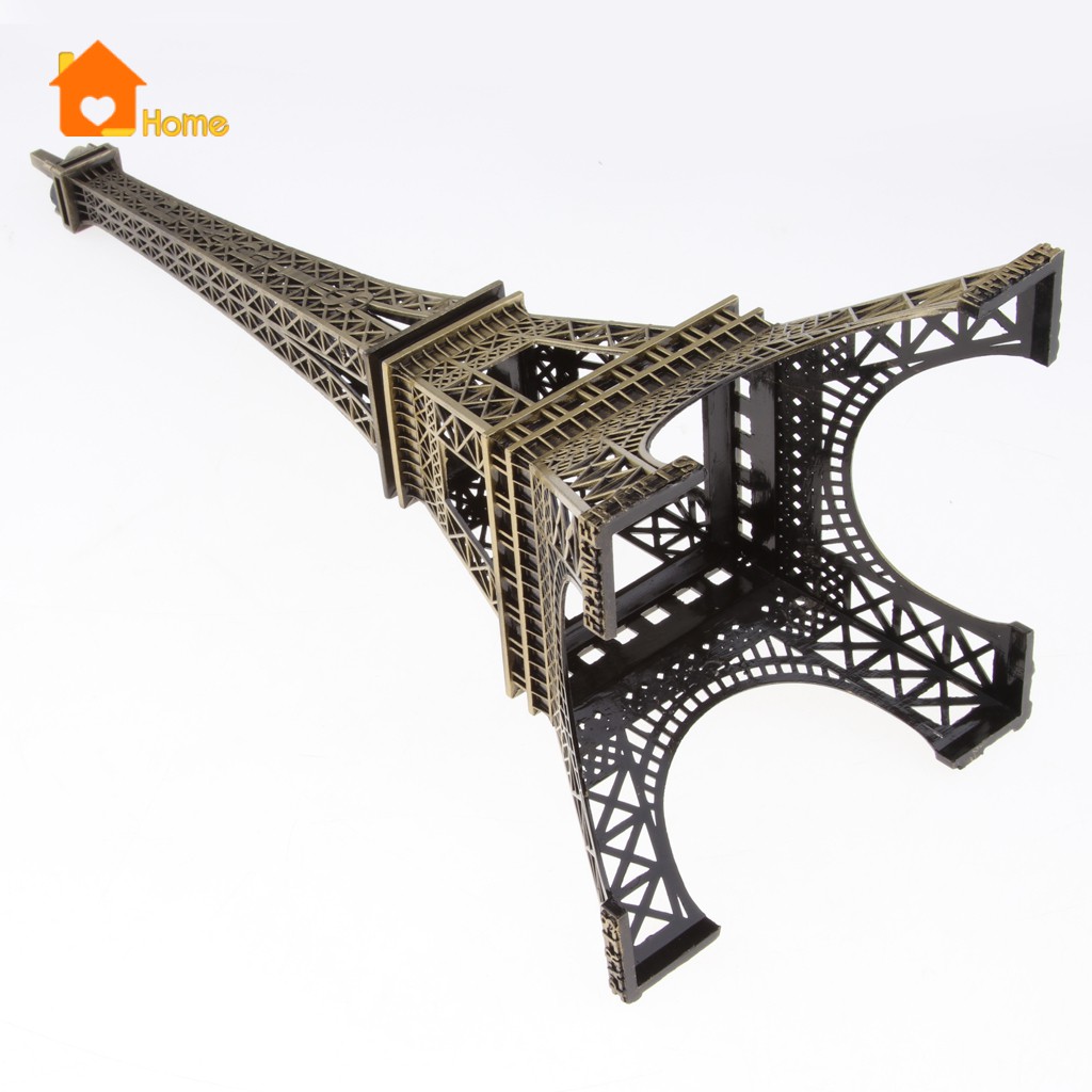 Mô Hình Tháp Eiffel Bằng Kim Loại Trang Trí 32cm - 48cm