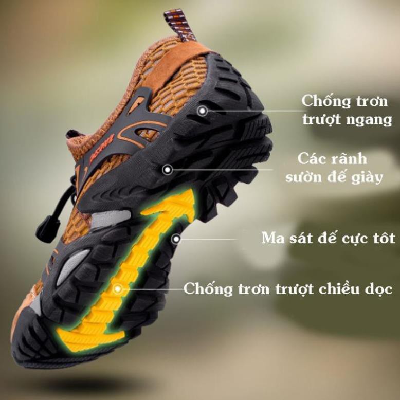 [Giày Phượt] Giày Leo Núi, Giày Trekking Lội Suối, Nhanh Khô Fashion dc11 -vn11