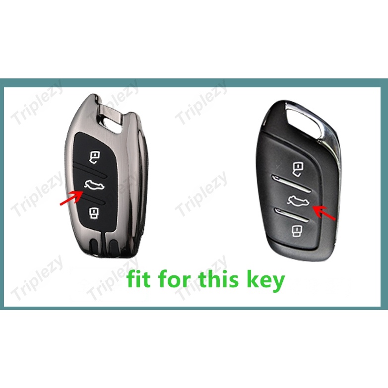 Vỏ Bọc Bảo Vệ Chìa Khóa Bằng Hợp Kim Kẽm Chuyên Dụng Cho Xe Hơi MG ZS EV MG6 EZS HS EHS 2019 2020 For Roewe RX5 i6 i5 RX3 RX8 ERX5