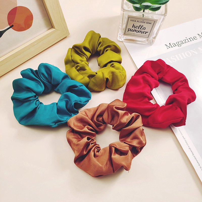 Vòng buộc tóc nhiều màu tùy chọn Retro