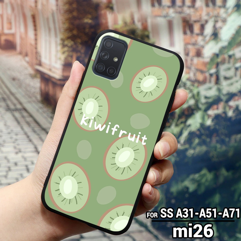 Ốp lưng SAMSUNG GALAXY A31 - A51 - A71 - M51 - A12 in hình trái bơ hoa quả xanh tươi