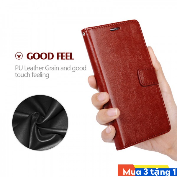 Bao da điện thoại tích hợp ví đựng thẻ cho Xiaomi Mi Redmi Note Poco X3 7 8 9 10 10S 8T 9T F3 K20 K40 Pro Max 4G 5G