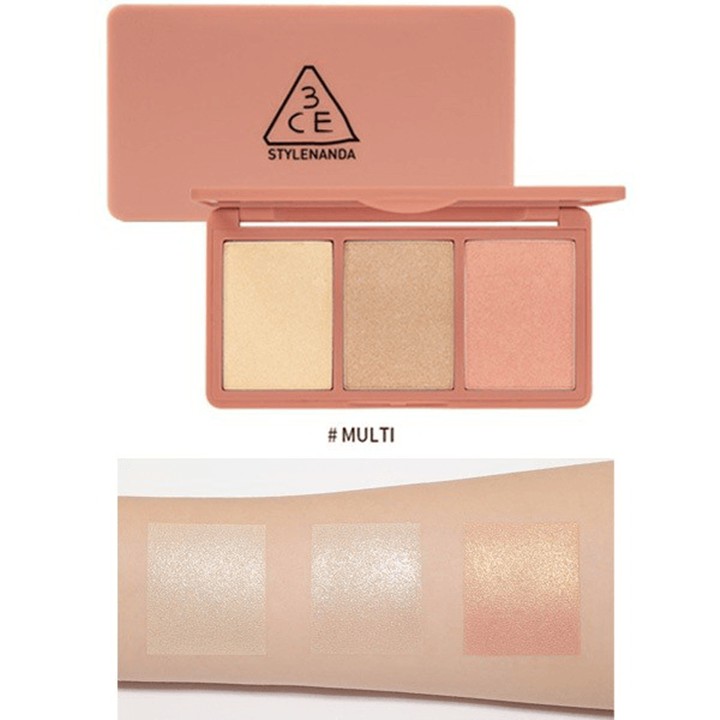 Phấn Highlight Bắt Sáng 3 C E Strobing Skin Palette