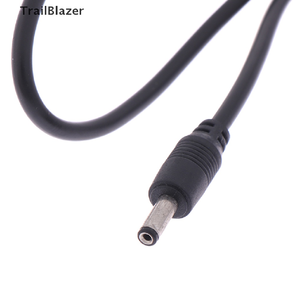 Tbvn 1Pc USB to DC 3.5mm Power Cable USB A Male to Jack Connector 2A Power Cable Jelly