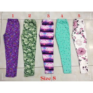 Quần legging dài size đại cho bé gái.