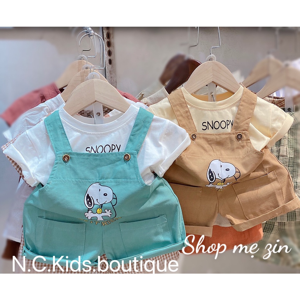Yếm chó nhiều màu snoop cho bé