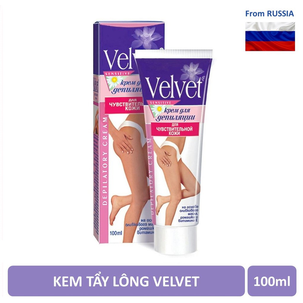 KEM TẨY LÔNG VELVET DEPILATORY CREAM 100ML