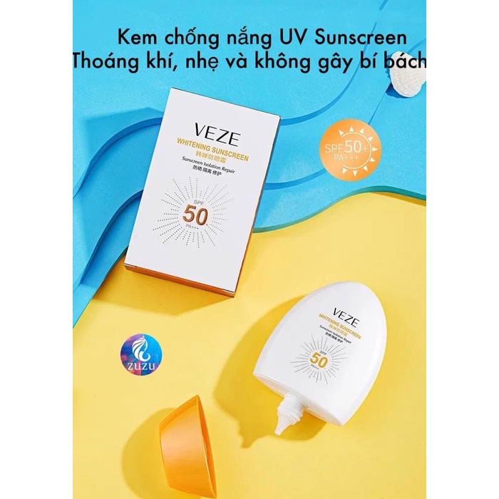 Tinh Chất Chống Nắng Hiệu Chỉnh Sắc Da VEZE Sunplay Skin Tone Up UV SPF50+/PA++++ 50g HUBEAUTY