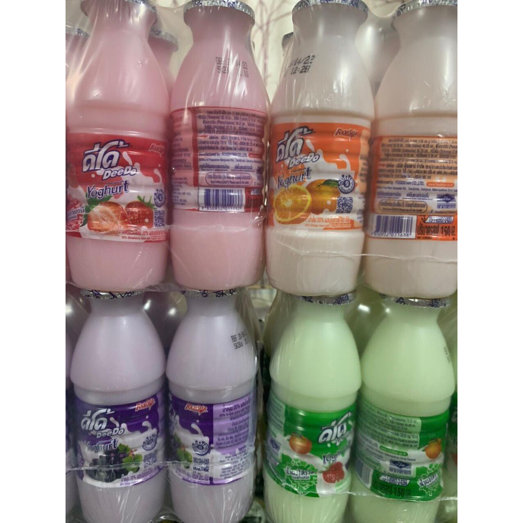 Sữa chua uống Deeco Thái Lan set 24 chai 150ml date 2022