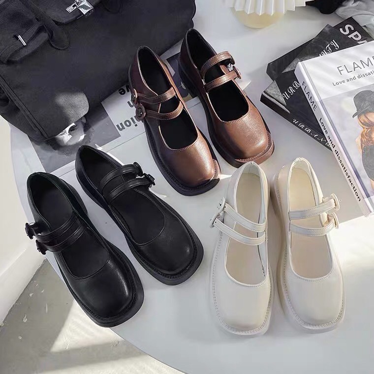 GIÀY OXFORD KIỂU DÁNG VINTAGE 2 QUAI