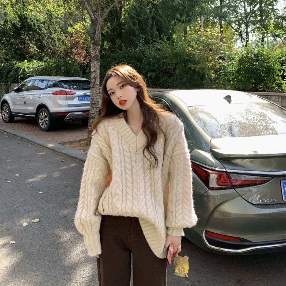 Áo Sweater Dáng Rộng Thiết Kế Mới Thời Trang Dành Cho Mùa Xuân Thu