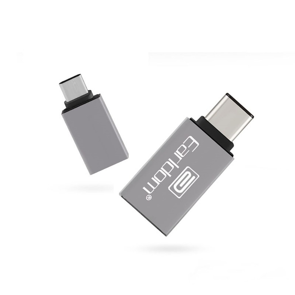 Đầu Chuyển USB Type C sang USB 3.0 Earldom (USB OTG type C) - Hàng Chính Hãng