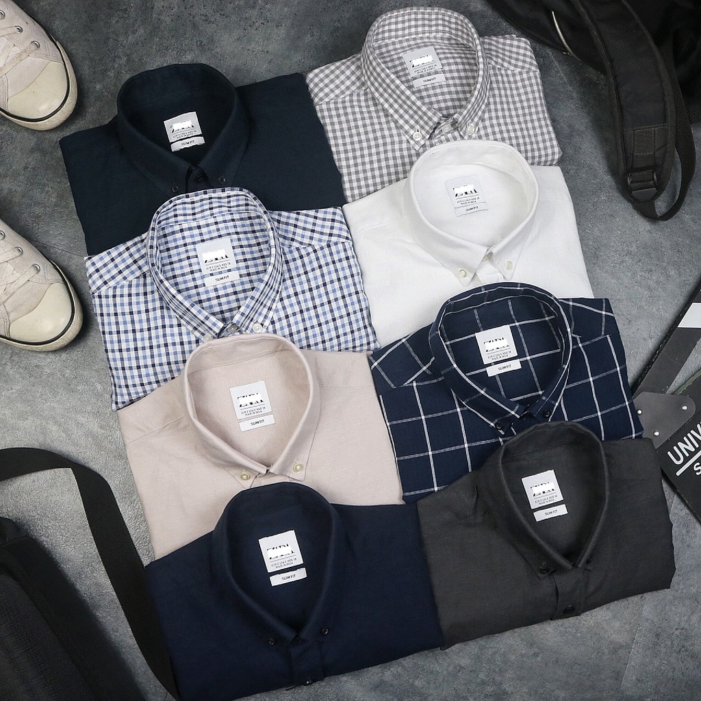 SƠ MI ĐŨI DÀI TAY CỔ BẺ ZARA