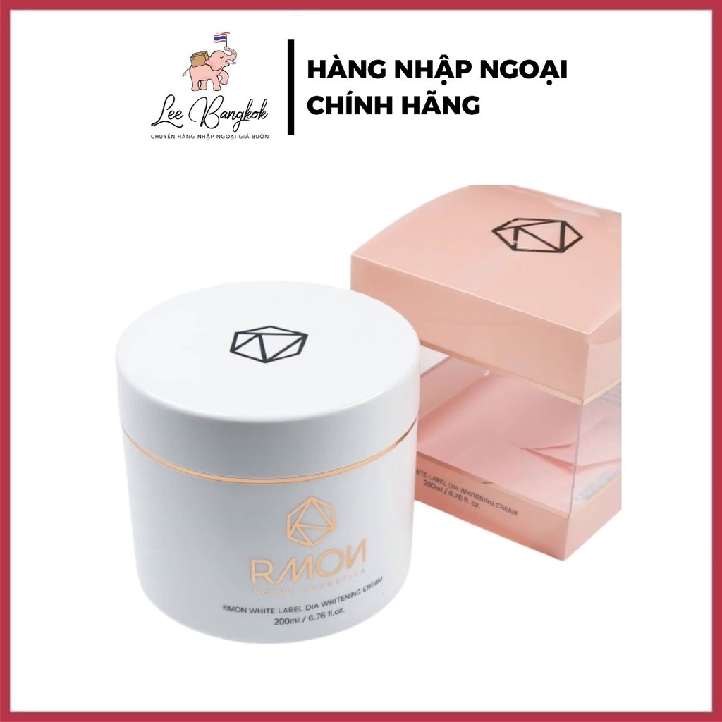 [CHÍNH HÃNG] Kem Dưỡng Trắng Sáng Da Body Tế Bào Gốc Rmon White Label Dia Whitening Cream 200ml Hàn Quốc.