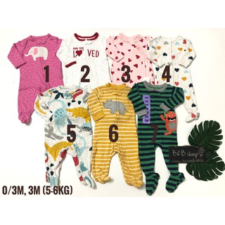 Sleepsuit, body liền tất Carter bé trai bé gái