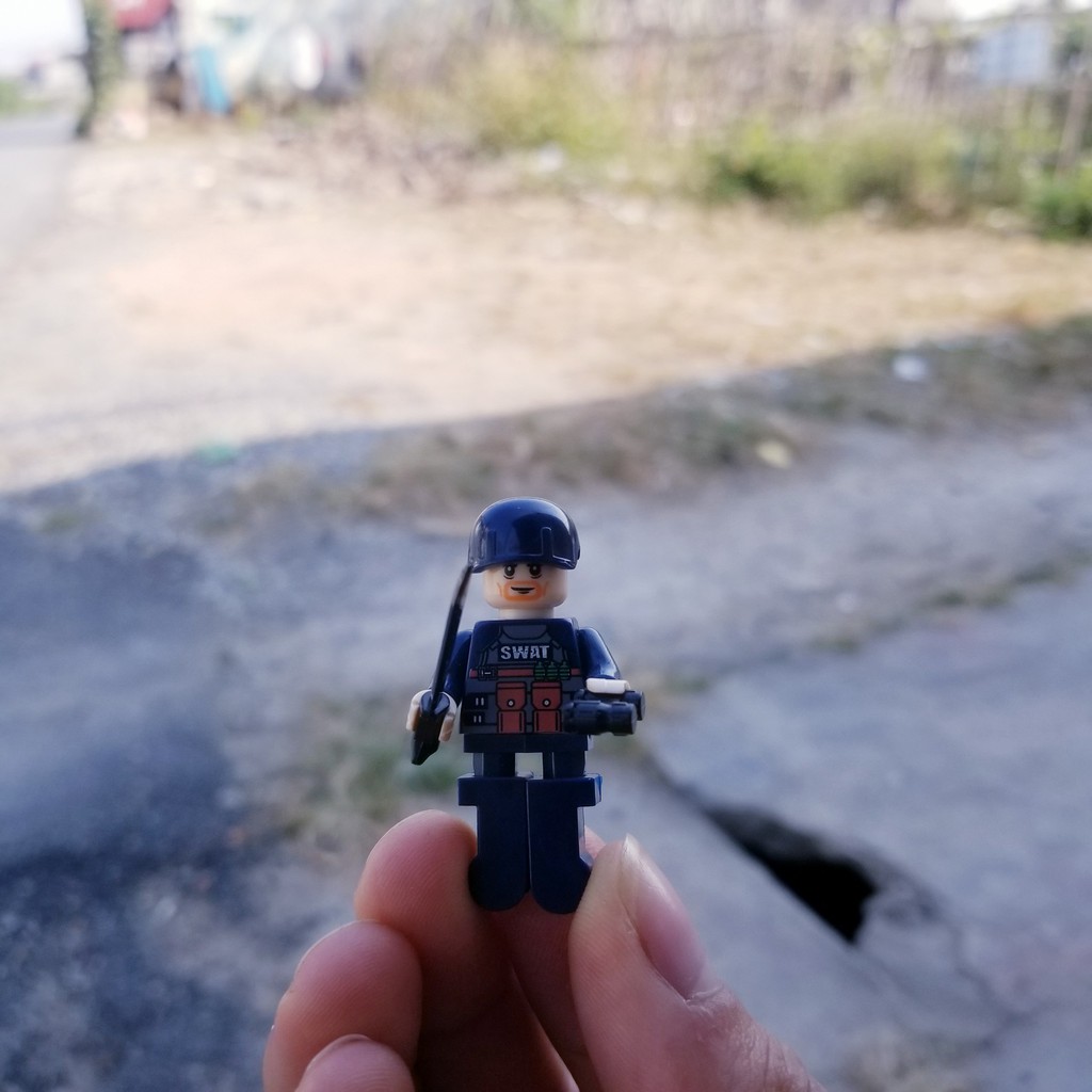BỘ ĐỒ CHƠI XẾP HÌNH Minifigure LÍNH, Lego Lính Swat