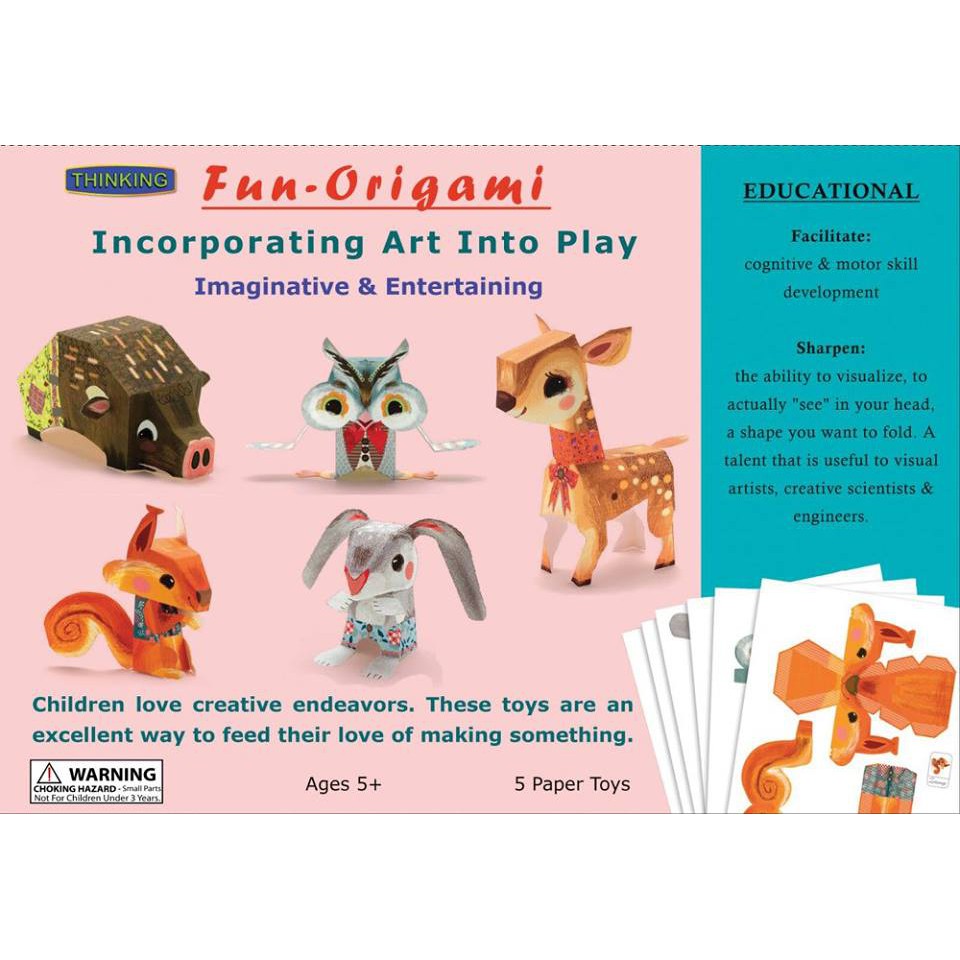 Sách Giấy Gấp Origami 3d Cho Bé