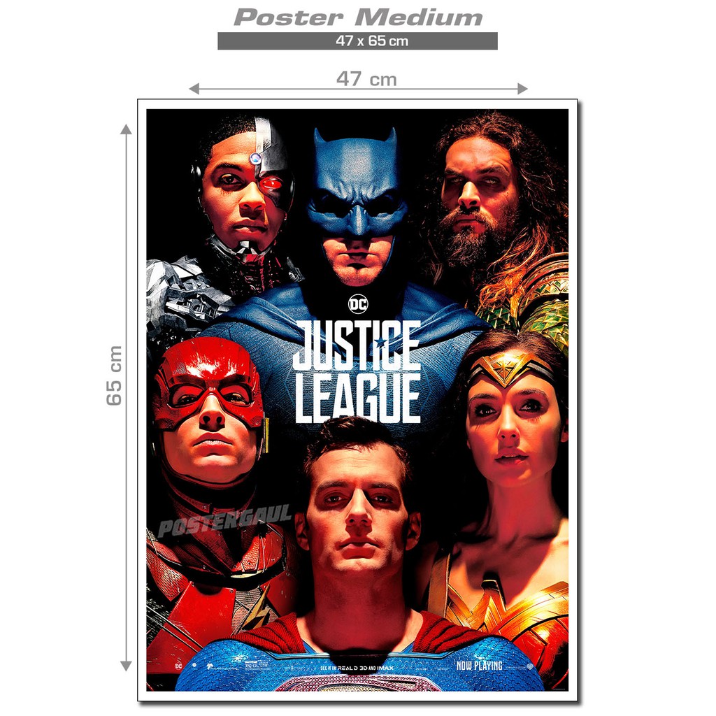 Poster Phim Justice League Fjp232-47 X 65 cm