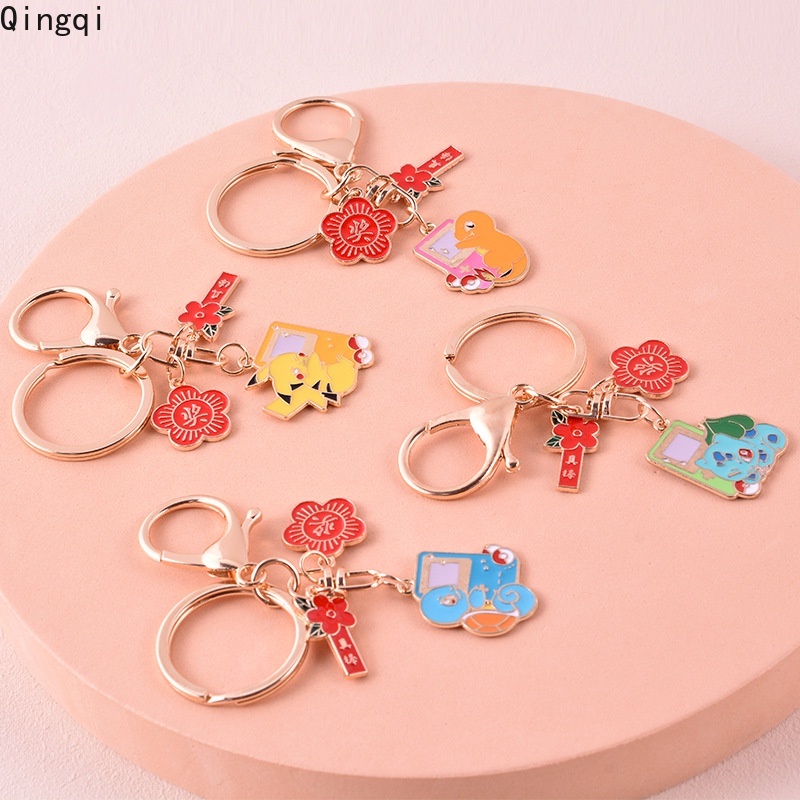 Móc khóa Miss Zoe bằng kim loại hình mèo dễ thương với 8 kiểu dáng tùy chọn