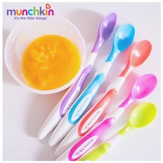 [Tách Lẻ] THÌA MỀM MUNCHKIN cho bé ăn dặm