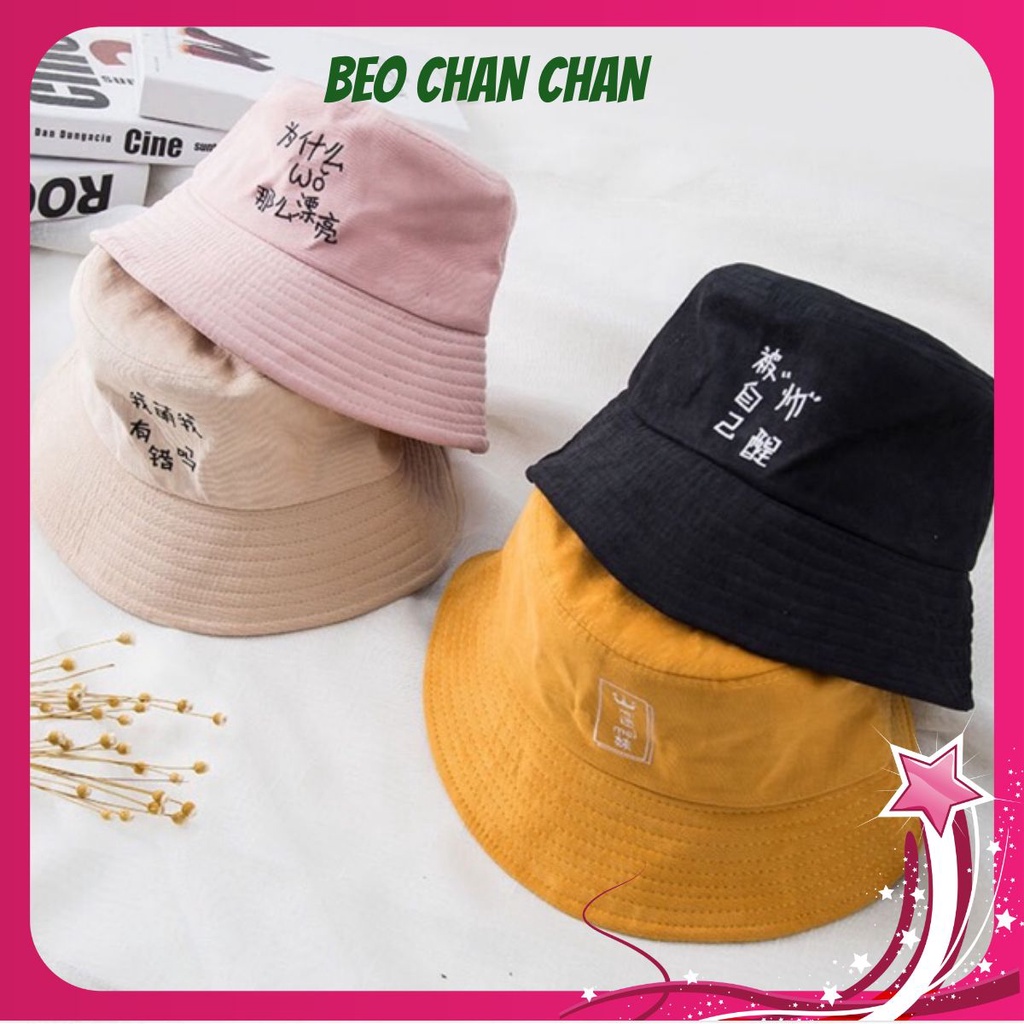 Mũ bucket nam nữ, nón bucket trơn vintage unisex cao cấp mêm mại GẤP GỌN ĐI DU LỊCH