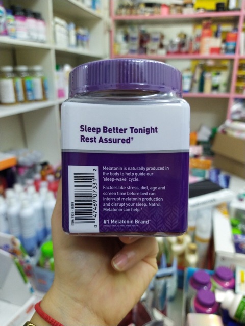 Kẹo ngủ Natrol Melatonin Gummies, hỗ trợ giấc ngủ, loại 10MG 90 viên