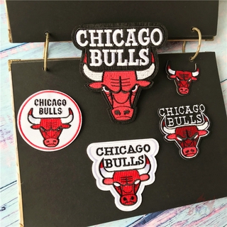 ♚ Miếng dán sắt Red Bull Head ♚ 1pc Tự Làm May Trên Sắt Trên Huy Hiệu Miếng Dán