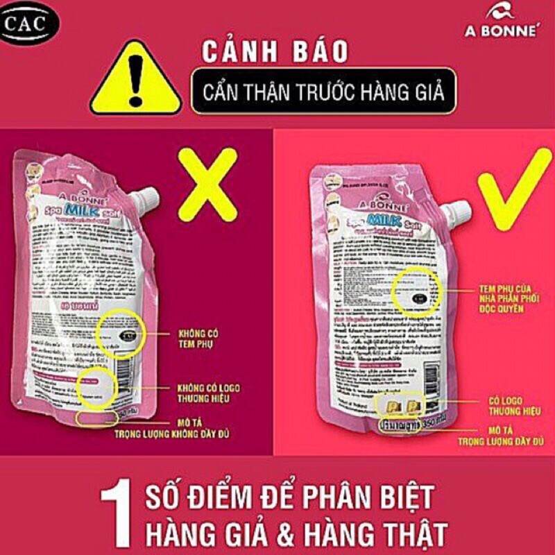 Muối tắm sữa bò A Bonne Spa Milk Salt Thái Lan | BigBuy360 - bigbuy360.vn