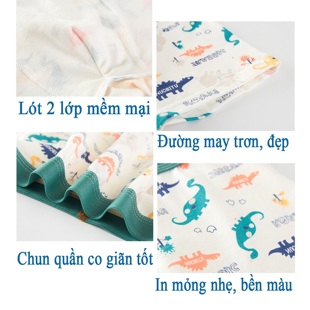 Quần chip bé trai quần lót bé trai nặng 10-30kg thấm hút thoáng khí Xmoon QCBT