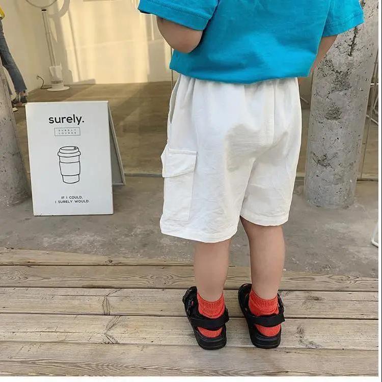 [Khuyến Mãi Bởi Cửa Hàng Tạp Hóa] Quần Lửng Dáng Rộng Mỏng Thời Trang Mùa Hè Dành Cho Bé Trai 8 Tuổi