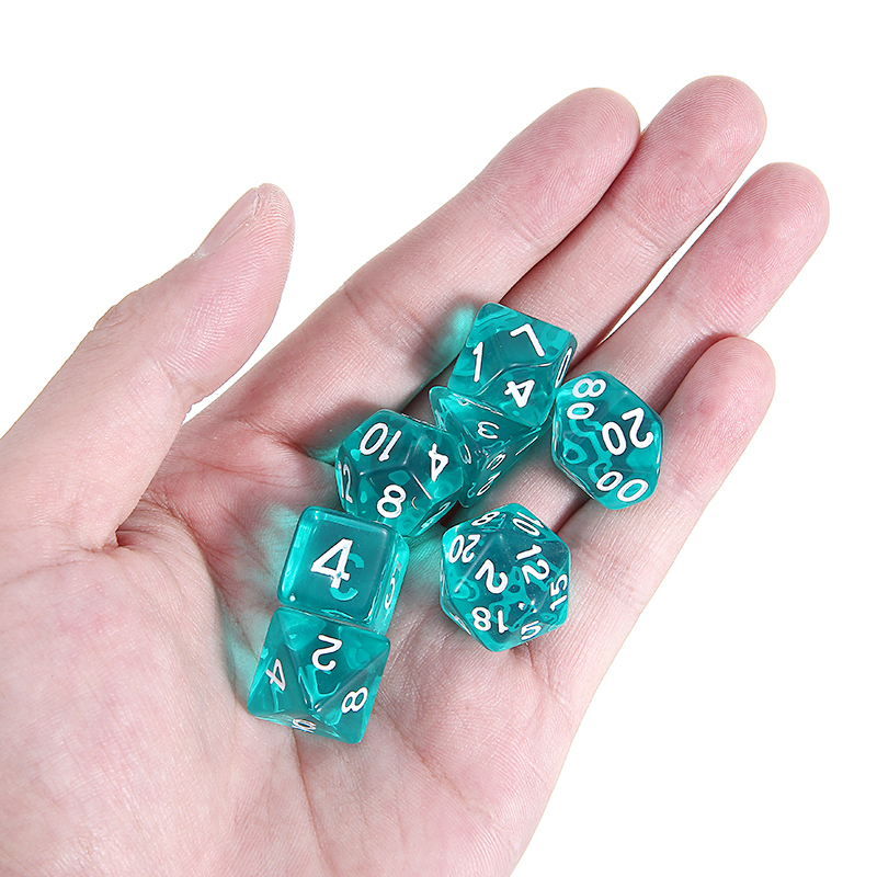 7 Xúc Xắc Đa Diện Dnd Rpg D4-d20 Pxmall