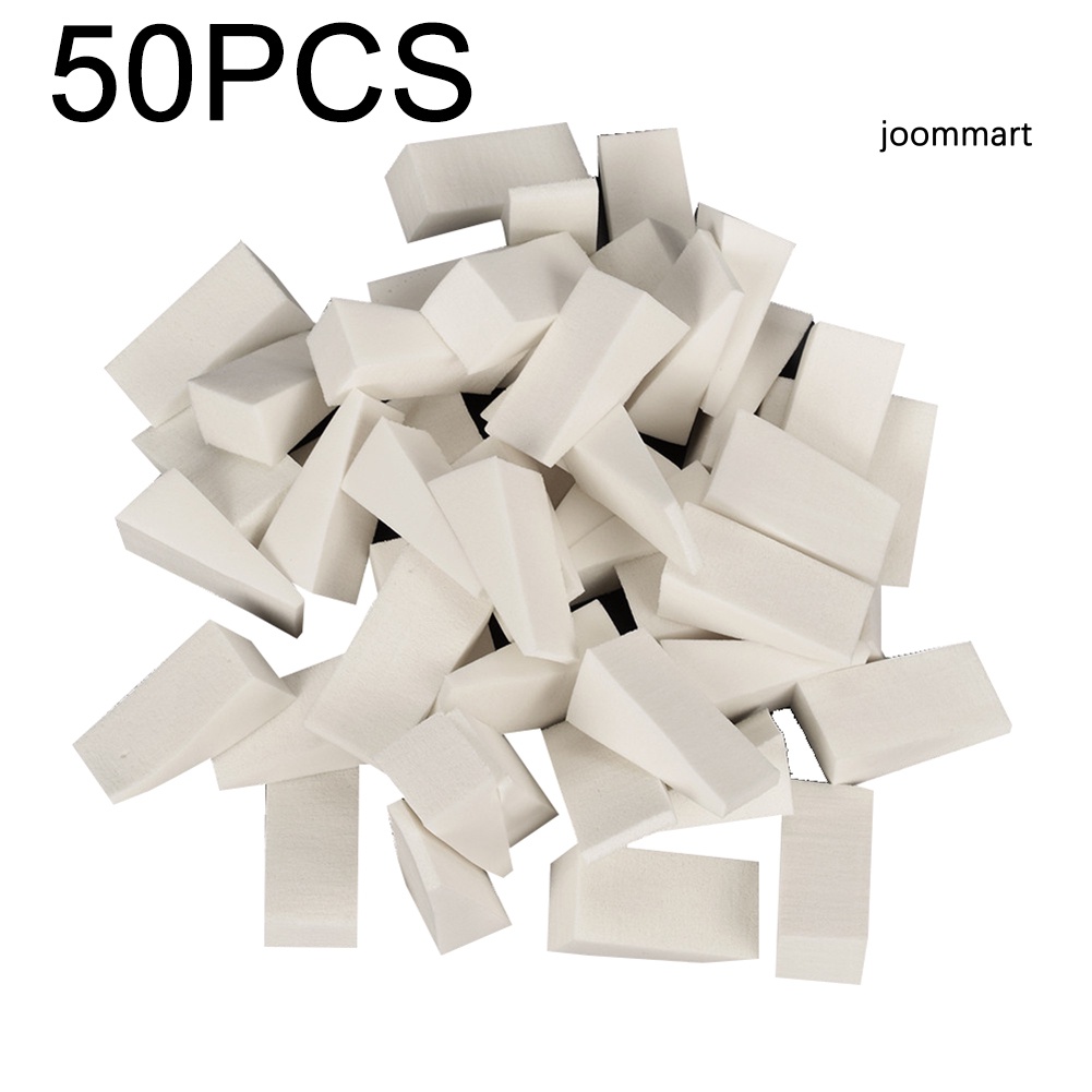 Set 50 Miếng Bọt Biển Mềm Dùng Một Lần Màu Gradient Trang Trí Móng Nghệ Thuật