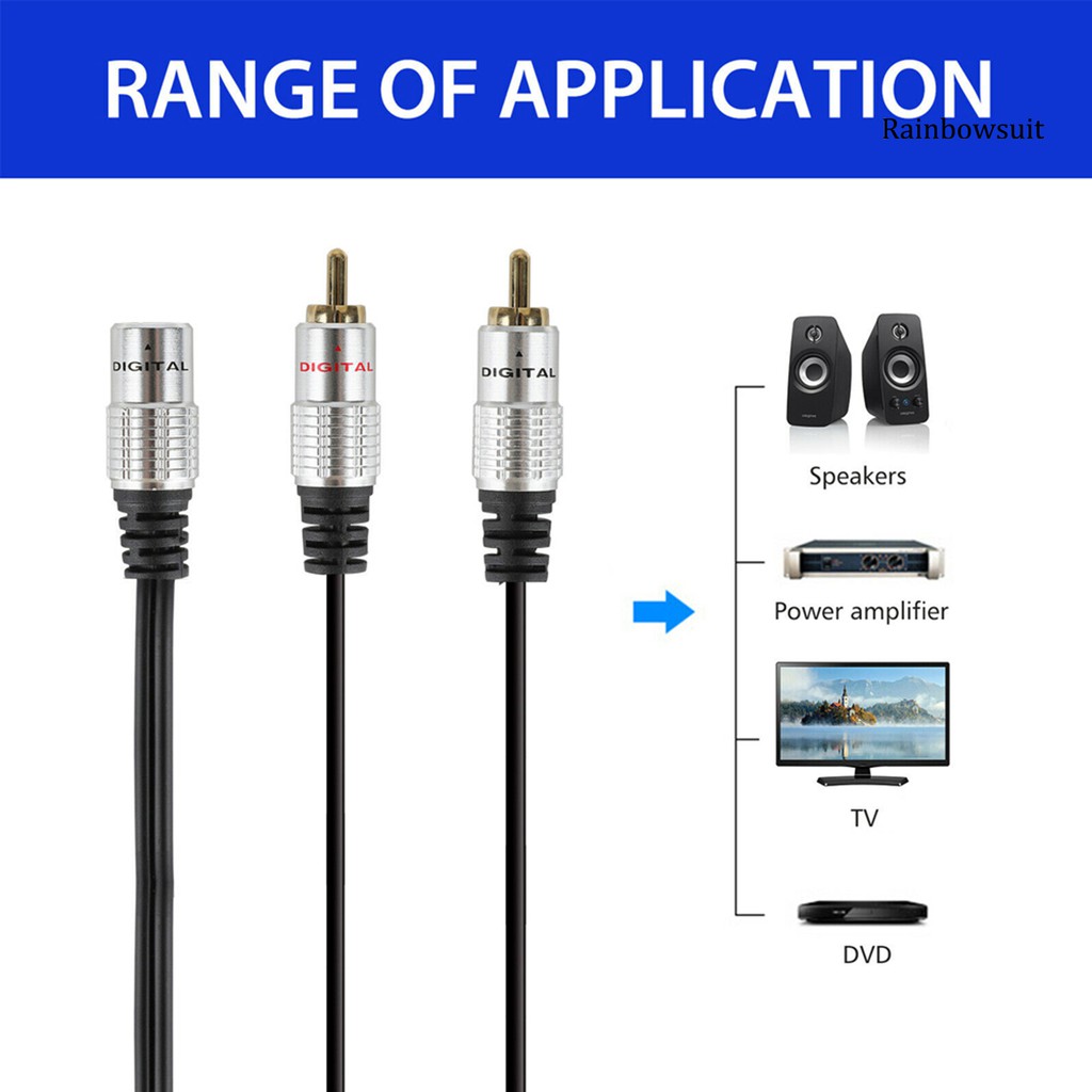 Cáp Chuyển Đổi Âm Thanh Rb-2 Rca Sang 3.5mm