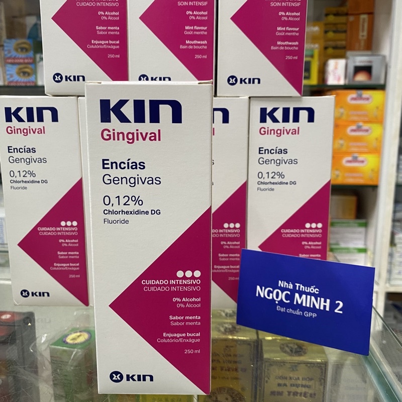 ✅ [Chính Hãng] KIN Nước Súc Miệng Diệt Khuẩn Kin Gingival Mouthwash 250ml ( mẫu mới)