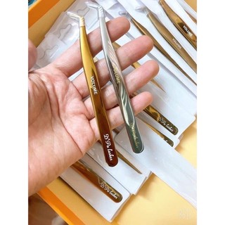 Nhíp Voulme D'Palash (Mũi Nhám,Cao Cấp). dùng để tạo fan, nối mi volume, tách mi