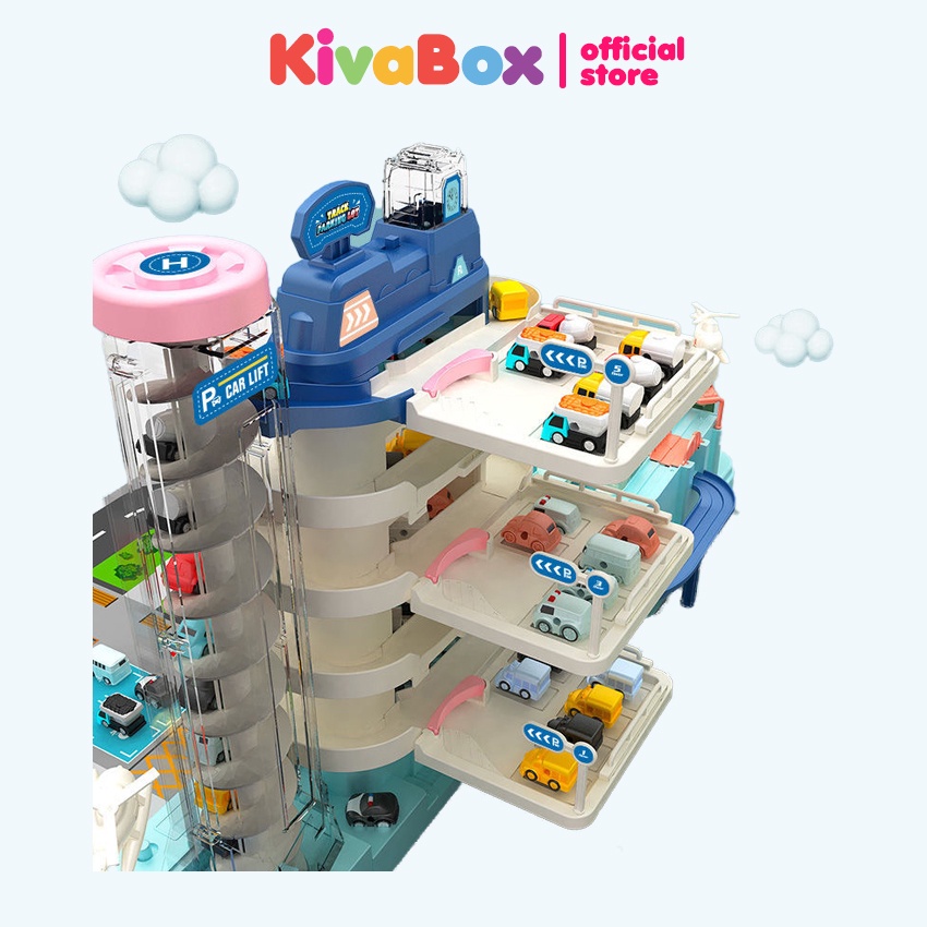 Đồ chơi giáo dục trí tuệ cho trẻ học tập tiếng Anh, xếp các chữ cái theo thẻ hình Kivabox giúp nhận thức sớm montessori