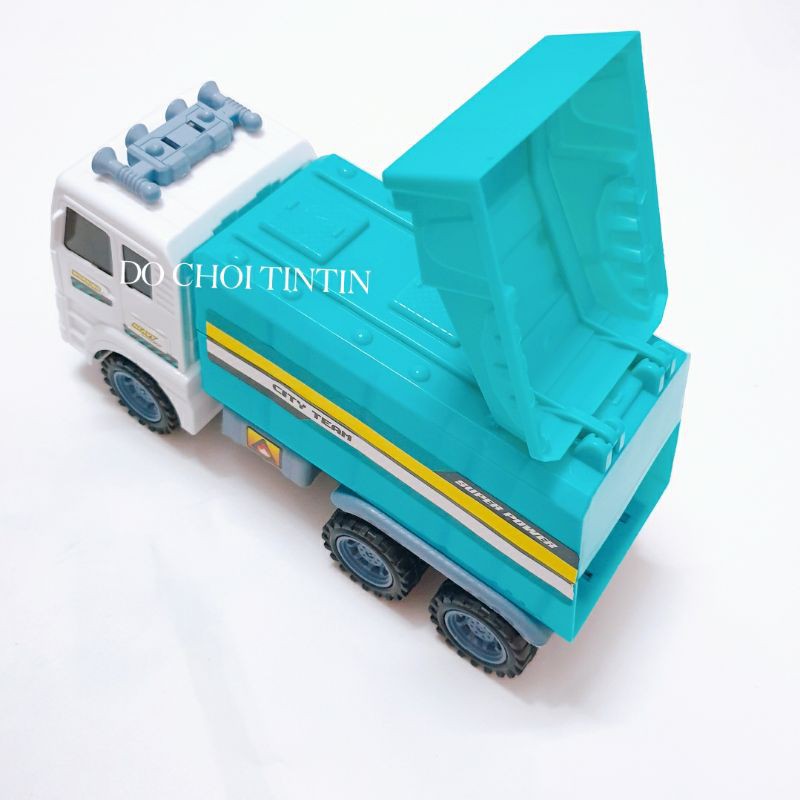 [HÀNG ĐẸP-TO- có TRỚN] Đồ chơi xe vệ sinh môi trường loại to 28cm